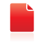 Document, Red Icon
