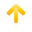 Arrow, Up, Yellow Icon