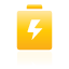 Battery, Yellow Icon