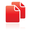 Documents, Red Icon