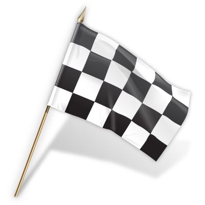 Checkered, Flag, Goal Icon