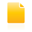 Document, Yellow Icon