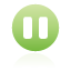 Button, Green, Pause Icon