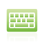 Green, Keyboard Icon