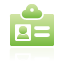 Card, Green, User Icon