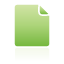 Document, Green Icon
