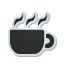 Coffee, Sticker Icon
