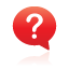 Balloon, Question, Red Icon