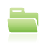 Folder, Green Icon