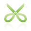 Green, Scissors Icon
