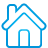 Basic, Blue, Home Icon