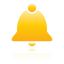 Bell, Yellow Icon