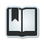 Book, Bookmark, Open, Sticker Icon