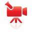 Camcorder, Red Icon