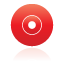 Disc, Red Icon