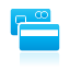 Blue, Cards, Credit Icon