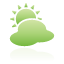 Cloudy, Green, Weather Icon