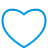 Basic, Blue, Heart Icon