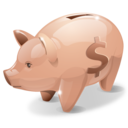Bank, Money, Piggy, Savings Icon