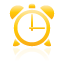 Alarm, Clock, Yellow Icon