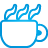 Basic, Blue, Coffee Icon
