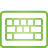 Basic, Green, Keyboard Icon