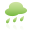 Green, Rain, Weather Icon