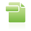 Document, File, Green Icon