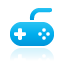 Blue, Controller, Game Icon