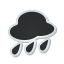 Rain, Sticker, Weather Icon