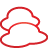 Basic, Clouds, Red, Weather Icon
