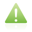 Exclamation, Green Icon