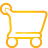Basic, Cart, Shopping, Yellow Icon