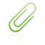 Clip, Green, Paper Icon