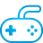 Basic, Blue, Controller, Game Icon