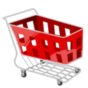 Basket, Cart, Red, Shopping Icon