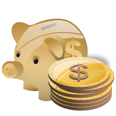 Bank, Cash, Deposit, Money, Piggy, Savings Icon