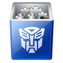 Bin, Decept, Full, Recycle, Transformers Icon