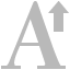 Font, Up Icon