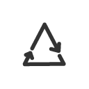 Recycle, Triangle Icon