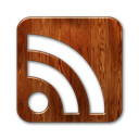 Feed, Rss, Wood Icon