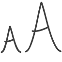 a, Fonts Icon