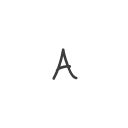a, Letter Icon