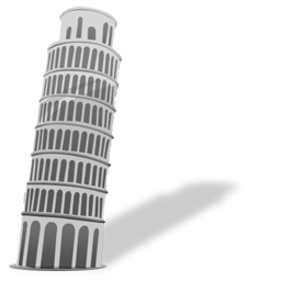 Building, Italy, Pisa, Tower Icon