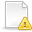 Blank, Page, Warning Icon