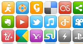 WPZOOM Social Networking Icon Set Icons