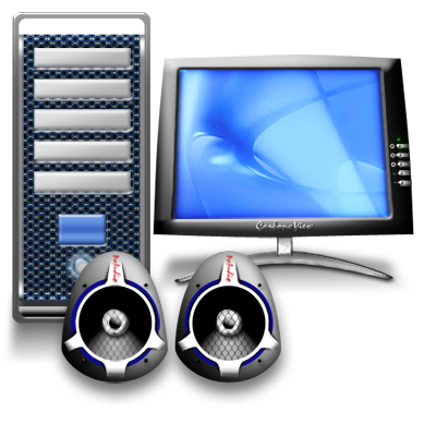 Computer, Multimedia Icon