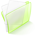 Dossier, Green, Papier Icon