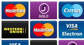 Credit Card, Debit Card, Payment Icons