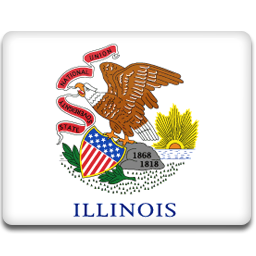 Flag, Illinois Icon